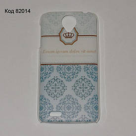 Чохол для lenovo s820 панель накладка з малюнком корона