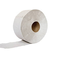 Однослойная макулатурная туалетная бумага "Джамбо" 120 в рулонах на гильзе, 8 рулонов