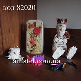 Чохол для lenovo s820 панель накладка з малюнком троянди картина