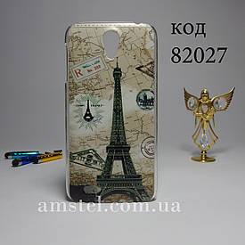 Чохол для lenovo s820 панель накладка з малюнком вежа на карті