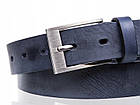 Ремінь чоловічий шкіряний Betlewski® 2,9 х 0,4 (LIC30-0) — синій, фото 5