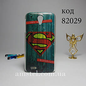 Чохол для lenovo s820 панель накладка з малюнком супермен