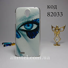 Чохол для lenovo s820 панель накладка з малюнком очей