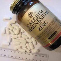 Кальцій магній цинк Солгар Solgar Calcium Magnesium plus Zinc 250 таблеток, фото 5