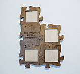 Фоторамки пазли з дерева, фото 2