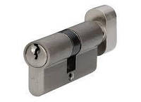 Цилиндр для замка MVM P6P 100(50тх50) ключ-тумблер матовый никель