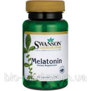 Melatonin — мелатонін, 1 мг, 120 кап., фото 1
