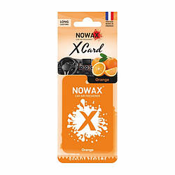 Ароматизатор в машину пахучка для авто на зеркало NOWAX X Card Orange (NX07535)