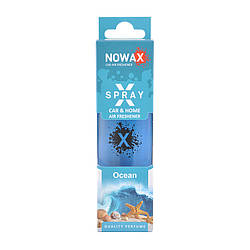 Ароматизатор в машину пахучка для авто Ocean 50мл с распылителем NOWAX X Spray (NX07599)