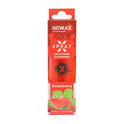 Ароматизатор в машину пахучка для авто Strawberry 50мл с распылителем NOWAX X Spray (NX07593)