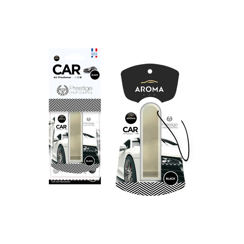 Ароматизатор в машину пахучка для авто Aroma Car Prestige Drop Control Black (83207)