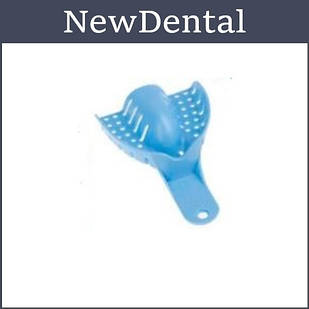 Відбиткові Ложки пластмасові №3 Одноразові (Сині)