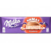 Шоколад молочный Milka Strawberry Fresa, 300 г
