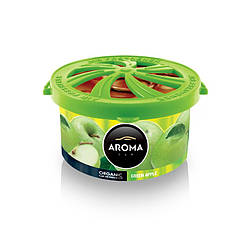 Ароматизатор в машину пахучка для авто Aroma Car Organic Green Apple 560/92101