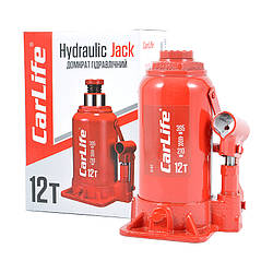 Домкрат пляшковий гідравлічний CARLIFE для автомобілів 12т 210-395 мм (BJ412)