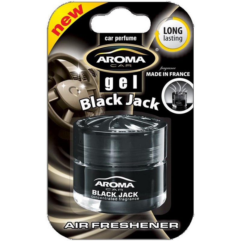 Ароматизатор в машину пахучка для авто Aroma Gel Black Jack