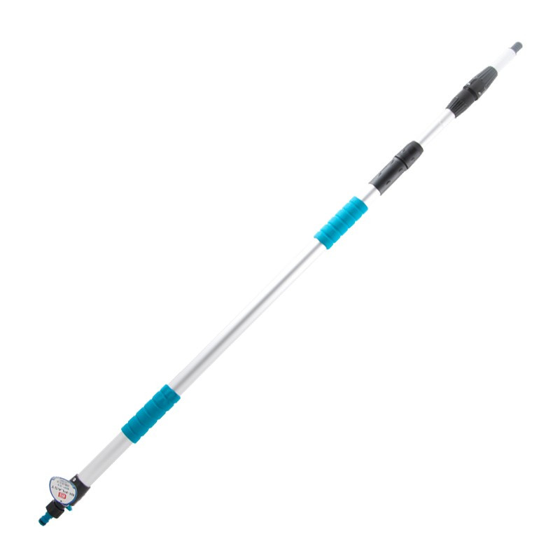 Ручка для щетки металлическая телескопическая 134-300 см Bi-Plast аксессуар для мытья авто (BP-33)