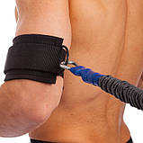 Повідець-амортизатор для силових тренувань рук із манжетами Arm Training FB-3122, фото 2
