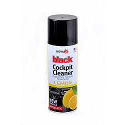 Полироль для торпеды авто Nowax Black Cockpit Cleaner Lemon 200 мл (NX00202)