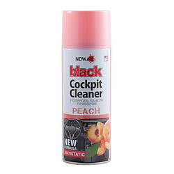 Полироль для салона автомобиля Nowax Black Cockpit Cleaner Peach Персик 450 мл для пластика (NX00456)