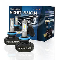 Светодиодные лампы H13 Carlamp Night Vision лампы для автомобиля 4000Lm 5000K (NVH13)