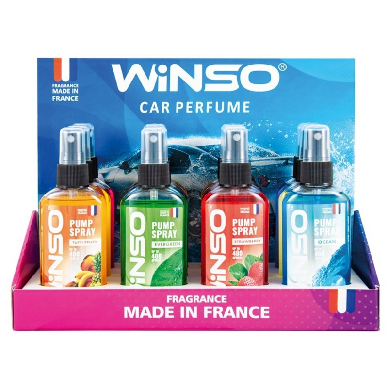 Планшет ароматизаторів WINSO Pump Spray спрей 75 мл MIX №2 (500002)