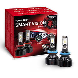 Світлодіодні автолампи H11 Carlamp Smart Vision Led для авто 8000 Lm 6500 K (SM11)