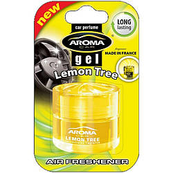 Автомобильный ароматизатор в салон машины Aroma Car Gel Lemon. Освежитель воздуха для авто