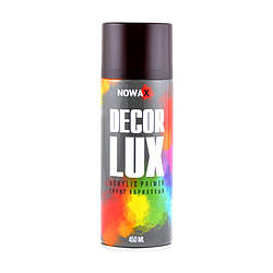 Акриловий ґрунт червоний NOWAX Decor Lux (3000) 450мл