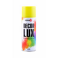 Акриловая краска желтая NOWAX Decor Lux (1023) 450мл