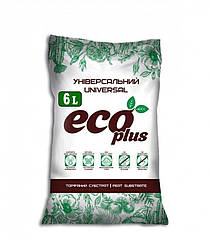Eco Plus. Субстрат Торфяной Универсальний, 6 л