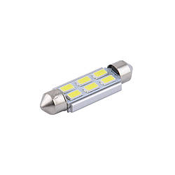 Світлодіодні LED автолампи SOLAR Premium Line 12V SV85 T11x41 6SMD 5730 CANBUS white блістер 2шт (SL1361)