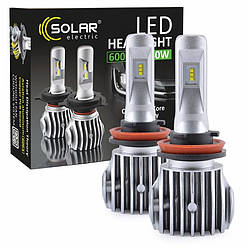 Світлодіодні лампи LED SOLAR H11 CANBUS 12/24V 6500K 6000Lm 50W Cree Chip 1860 (8611)