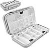 Коробка для рибальських снастей Stenson SF24119, 16х9х4.5 см, пластик, сірий, фото 2