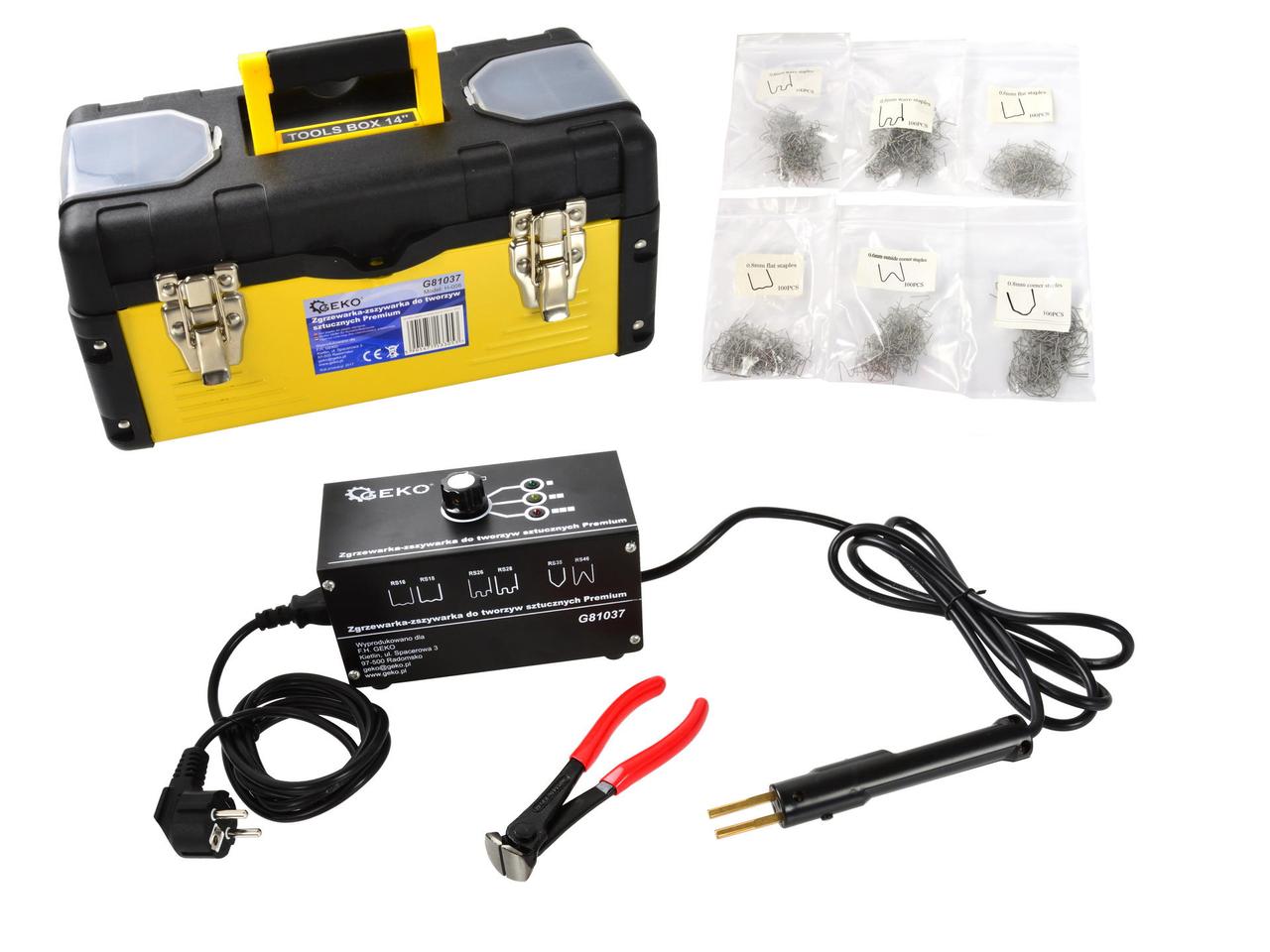 Комплект для ремонту пластмас Geko G81037, фото 1