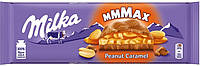 Шоколад молочный с карамелью и арахисом Milka Peanut Caramel, 300 г, Швейцария