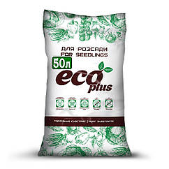 Субстрат торф'яний для розсади Eco Plus 50 л