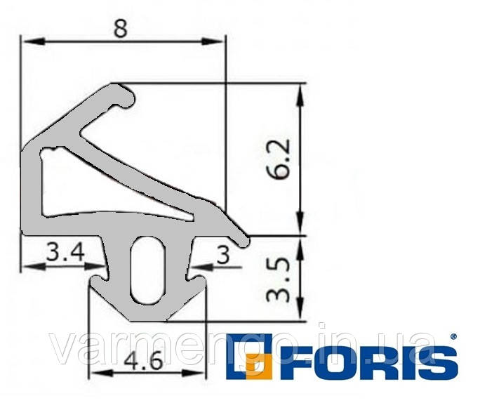 Ущільнювач Foris універсальний (сірий).