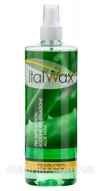 Лосьйон перед депіляцією Italwax Алое, 500 мл