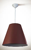 Підвіс 1 ламповий з коричневим абажуром 13910-3 серії "Конус 400"