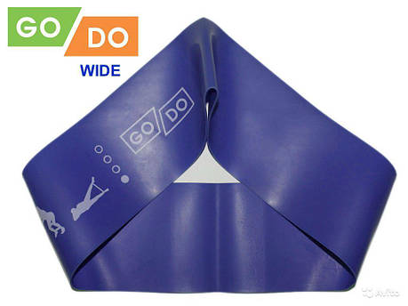 Еспандер гумовий петля вправи GO DO 6075-0,5 (1) широка стрічка, фото 1