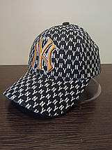 Кепка Бейсболка New York Yankees NY MLB Нью-Йорк Янкіз Букви Чорна, фото 3