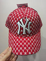 Кепка Бейсболка New York Yankees NY MLB Нью-Йорк Янкіз Букви Червона, фото 2