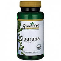 Swanson Guarana - от усталости и истощения, 500 мг, 100 кап.