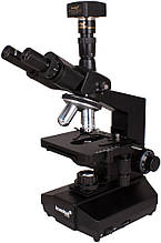 Цифровий мікроскоп Levenhuk D870T з тринокулярною насадкою. Камера 8 Мпікс від 40 до 2000 крат