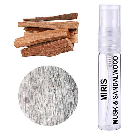 Пробник Духів MIRIS Musk & Sandalwood (Аромат Мускусу й Сандалу) Унісекс 3 ml, фото 2