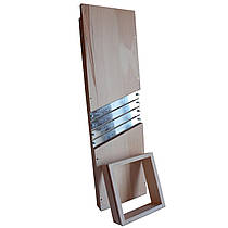 Велика надійна, міцна дерев'яна шатківниця для капусти на болтах