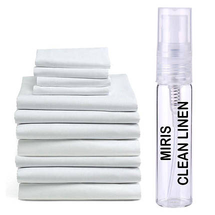 Пробник Духів MIRIS Clean Linen (Аромат Чистої Білизни) Унісекс 3 ml, фото 2