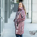 Пальто зимове для дівчинки "Мінісо", фото 2