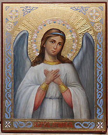Икона Ангел хранитель 19 век